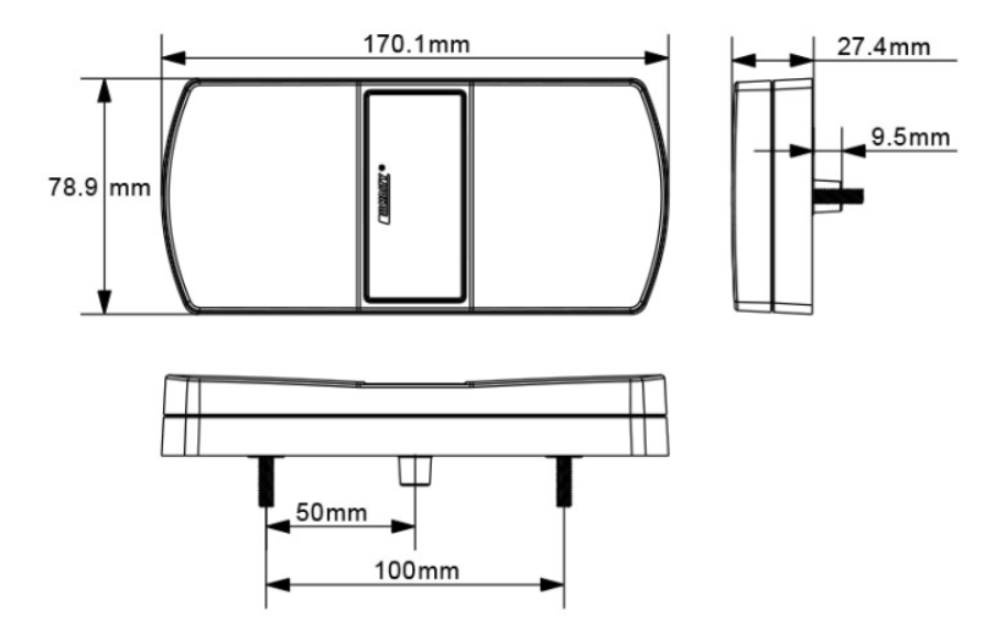 Piloto Trasero Combinado LED LUCIDITY 26168-V